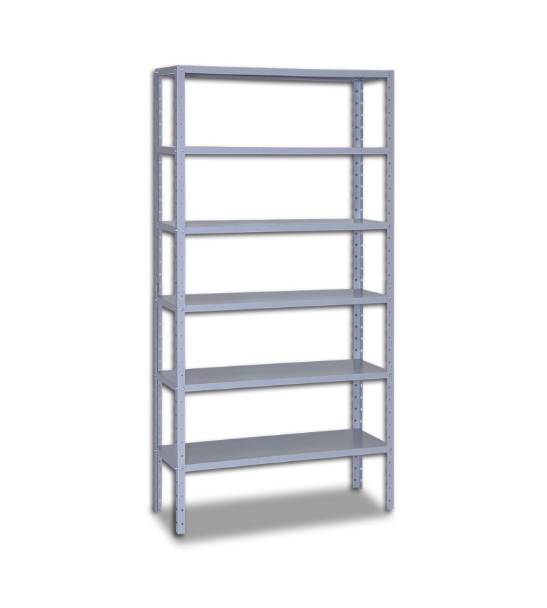 Prateleira Desmontável 6 Bandejas Cinza S/A Gôndolas